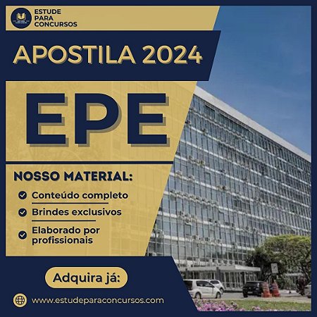 Apostila EPE 2024  Analista de Pesquisa Energética Meio Ambiente/Ecologia
