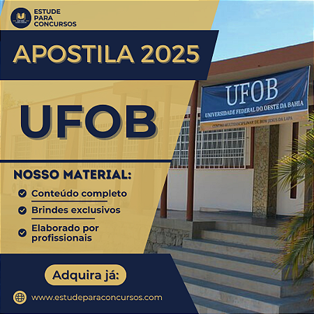 Apostila UFOB 2025 Técnico em Assuntos Educacionais Química