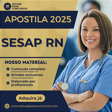 Apostila SESAP RN 2025 Desenvolvedor de Software