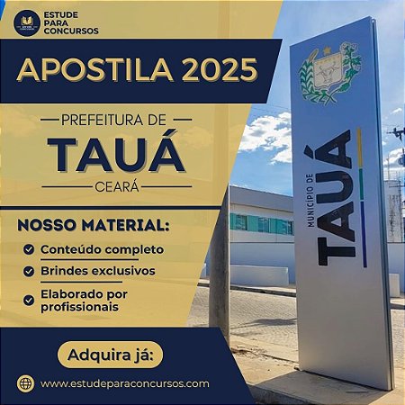 Apostila PREFEITURA DE TAUÁ CE 2025 PEB II Língua Espanhola