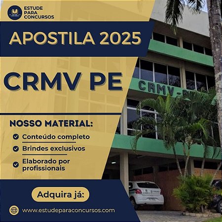 Apostila CRMV PE 2025 Médico Veterinário