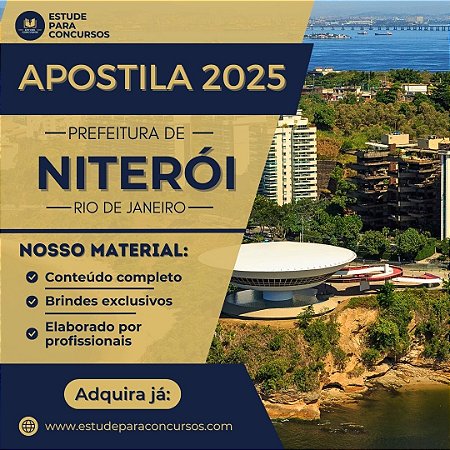 Apostila PREFEITURA DE NITERÓI RJ 2025 Engenheiro Ambiental
