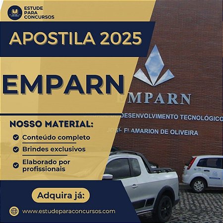 Apostila EMPARN 2025 Analista Administração