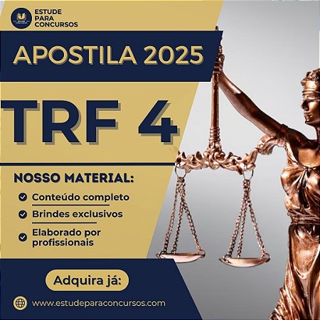 Apostila TRF 4 2025 Analista Judiciário Contabilidade