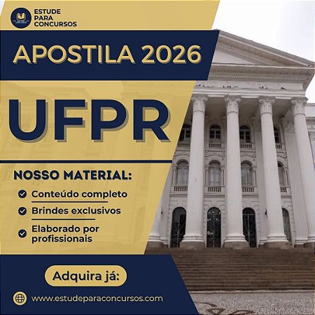 Apostila UFPR 2025 Técnico de Laboratório Química