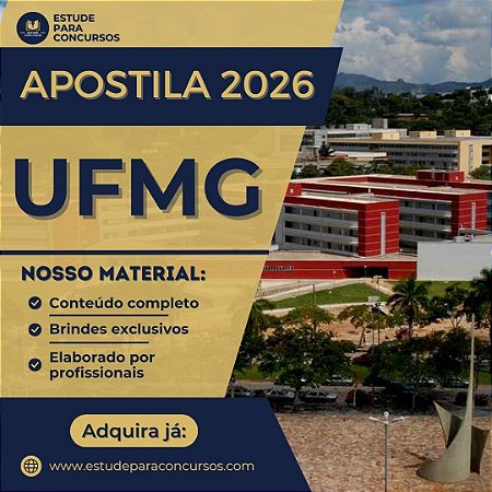 Apostila UFMG 2025 Engenheiro Agrônomo