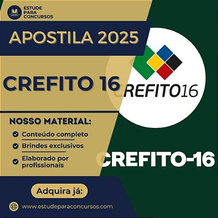 Apostila CREFITO 16 2025 Analista de Sistemas