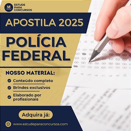 Apostila POLÍCIA FEDERAL  2025 Farmacêutico