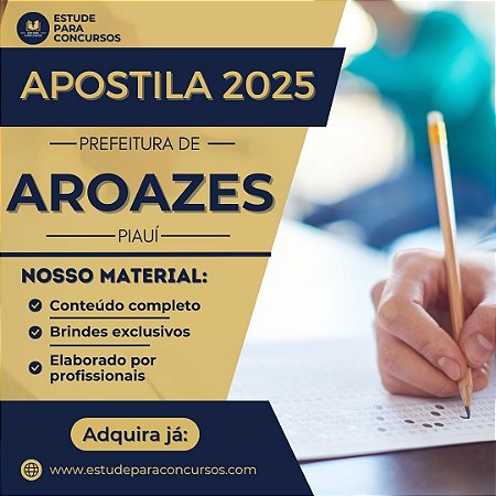 Apostila PREFEITURA DE AROAZES PI 2025 Psicopedagogo