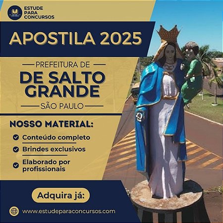 Apostila PREFEITURA DE SALTO GRANDE SP 2025 Professor de Desenvolvimento Infantil (Creche)