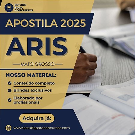 Apostila ARIS MT 2025 Analista de Fiscalização e Regulação Química
