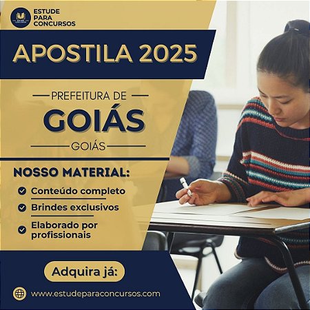 Apostila PREFEITURA DE GOIÁS GO 2025 Técnico em Enfermagem