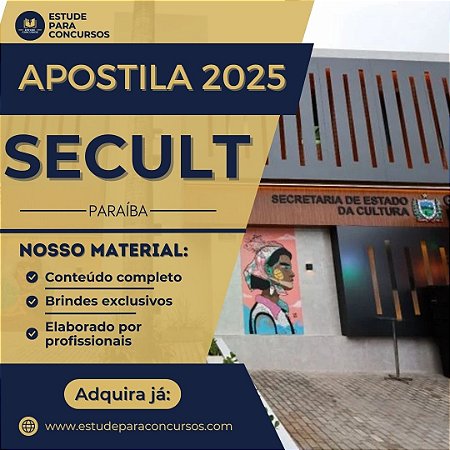 Apostila SECULT PB 2025 Museólogo