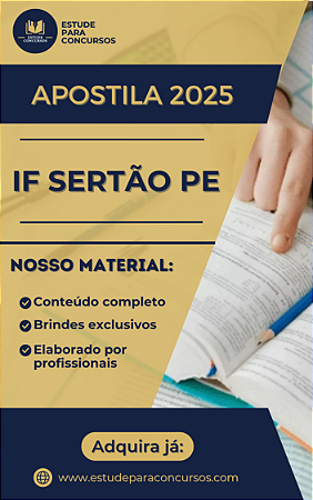 Apostila IF SERTÃO PE 2025 Técnico de Laboratório Informática
