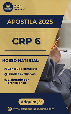Apostila CRP 6 2025 Técnico em Tecnologia da Informação e Comunicação