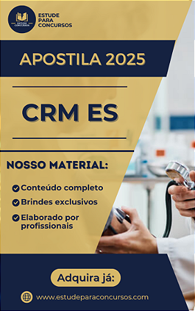 Apostila CRM ES 2025 Auxiliar Administrativo