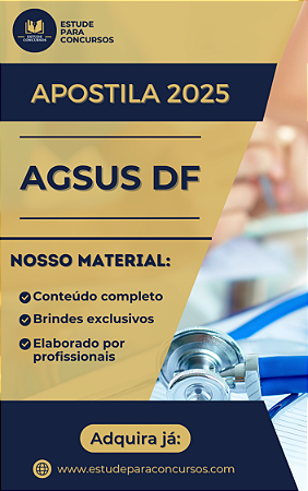 Apostila AgSUS DF 2025 Engenharia Civil