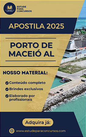 Apostila PORTO DE MACEIÓ AL 2025 Economista