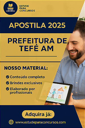 Apostila PREFEITURA DE TEFÉ AM 2025 Assistente Social
