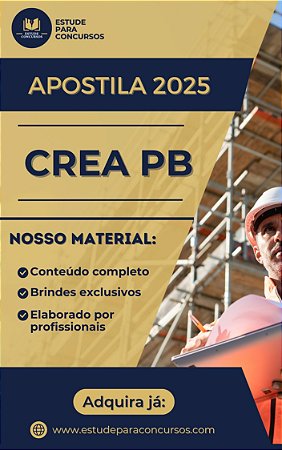 Apostila CREA PB 2025 Assistente Administrativo
