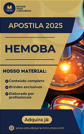 Apostila HEMOBA 2025 Técnico Administrativo Administração