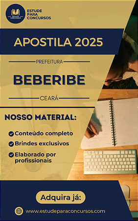 Apostila PREFEITURA DE BEBERIBE CE 2025 Nutricionista