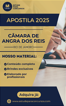 Apostila CÂMARA DE ANGRA DOS REIS RJ 2025 Assistente Jurídico
