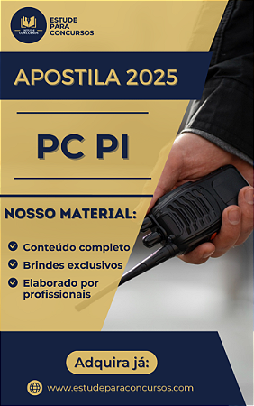 Apostila PC PI 2025 Perito Criminal Engenharia Química