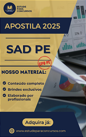 Apostila CPU PE 2025 Gestor Administrativa Contador