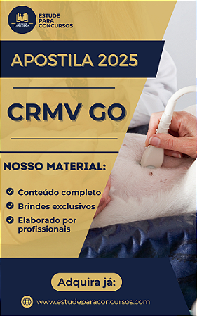 Apostila CRMV GO 2025 Técnico Fiscal