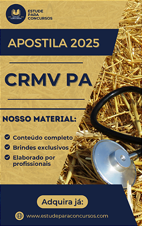 Apostila CRMV PA 2025 Assistente Administrativo