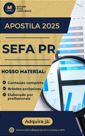 Apostila SEFA PR 2025 Economista