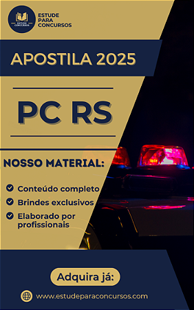 Apostila PC RS 2025 Inspetor de Polícia