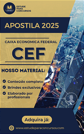 Apostila CAIXA ECONÔMICA FEDERAL 2025 Engenheiro de Segurança do Trabalho