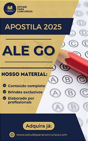 Apostila ALEGO 2025 Fotógrafo