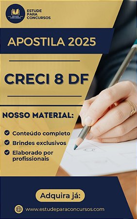 Apostila CRECI 8 DF 2025 Especialista Comunicação, Eventos e Marketing