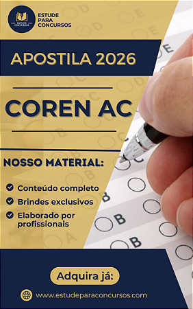 Apostila COREN AC 2026 Técnico em TI