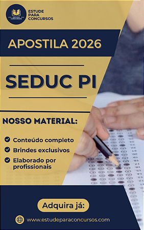 Apostila SEDUC PI 2026 Professor Inglês