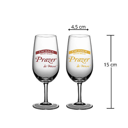 Taça de vidro Iso / 02 unidades