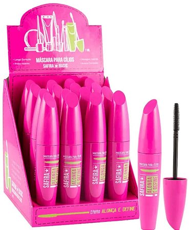MASCARA PARA CILIOS ALONGA E DEFINE - SAFIRA