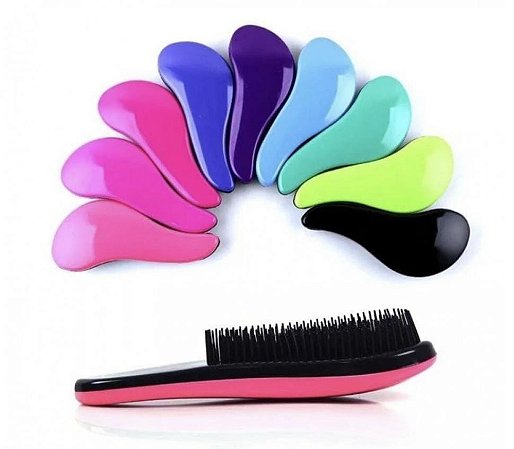 Escova Mágica De Cabelo Para Pentear E Desembaraçar  ¨PRETO¨