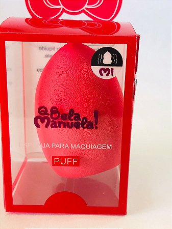 ESPONJA CHANFRADA DE MAQUIAGEM QBELA MANUELA! EC-01