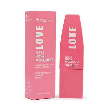 PRIMER FACIAL ROSA MOSQUETA 30ML - MAX LOVE
