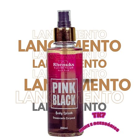 PINK BLACK BODY SPLASH RHENUKS DESODORANTE CORPORAL 200 ML