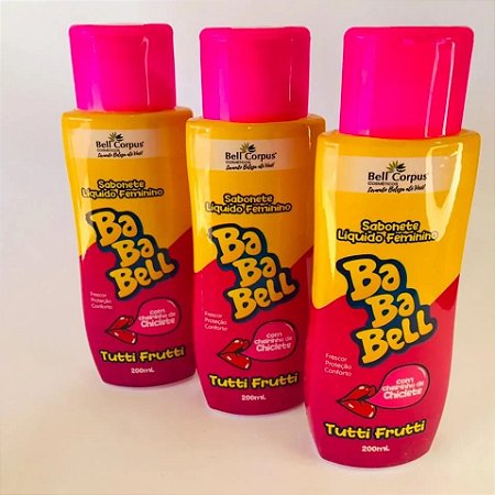 Sabonete Intimo Bababell Tutti Frutti 200ml - Bell Corpus Cosméticos