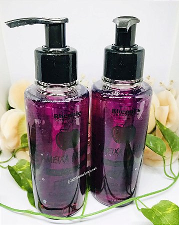 Sabonete Liquido CORPO E ROSTO AMEIXA NEGRA  Aroma de Frutas  Uso Diário Rhenuks
