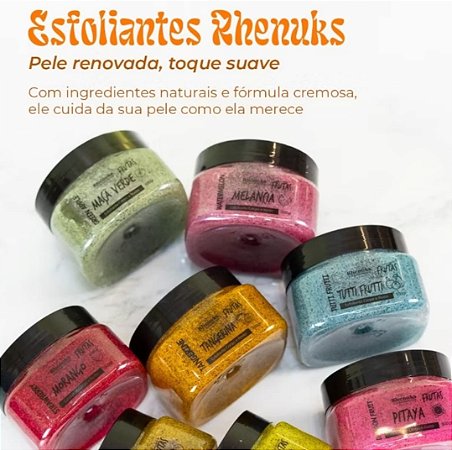 ESFOLIANTE ABACAXI CORPO E ROSTO - 300g - RHENUKS
