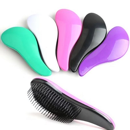 Escova de cabelo anti-quebra pente anti frizz escova magica." Cores Variadas"