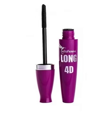MASCARA PARA CILIOS LONG  4D RíMEL Bella Femme  ALONGADOR E INTENSO VOLUME