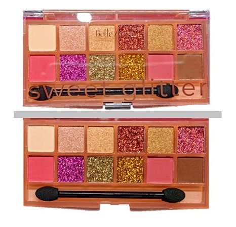 Belle Angel - Paleta de Sombra SweetGlitter -COR ''C''